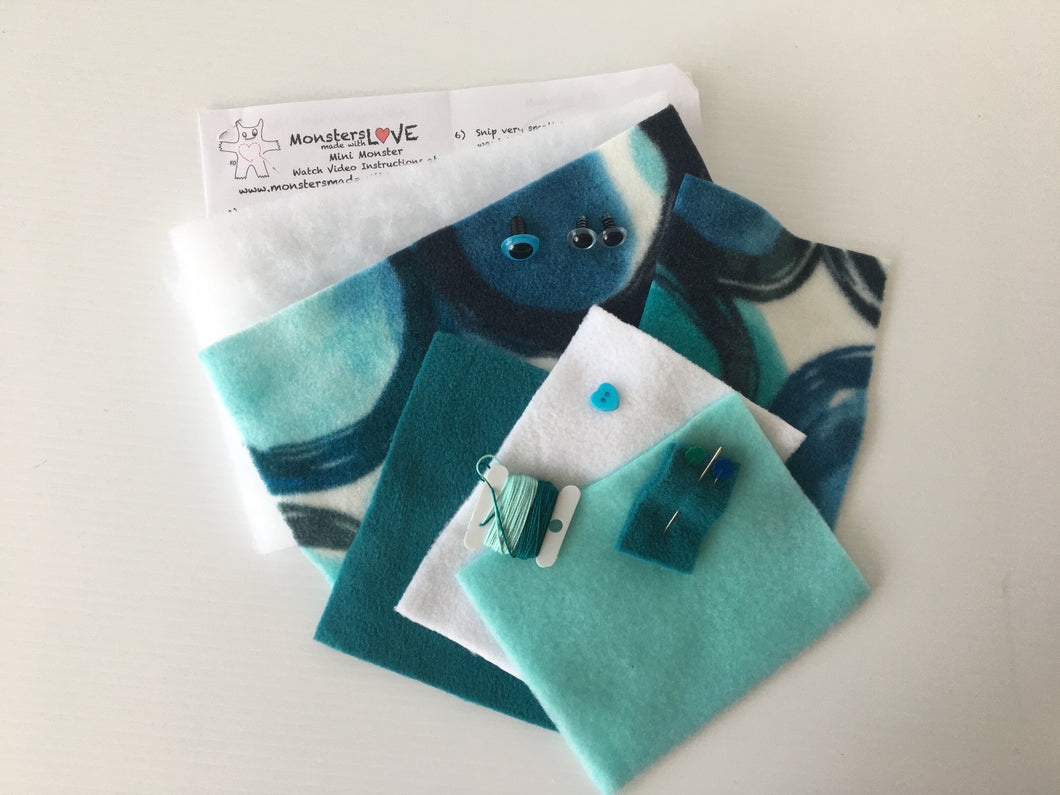 Create Your Own Mini Monster Kit - Ocean Current
