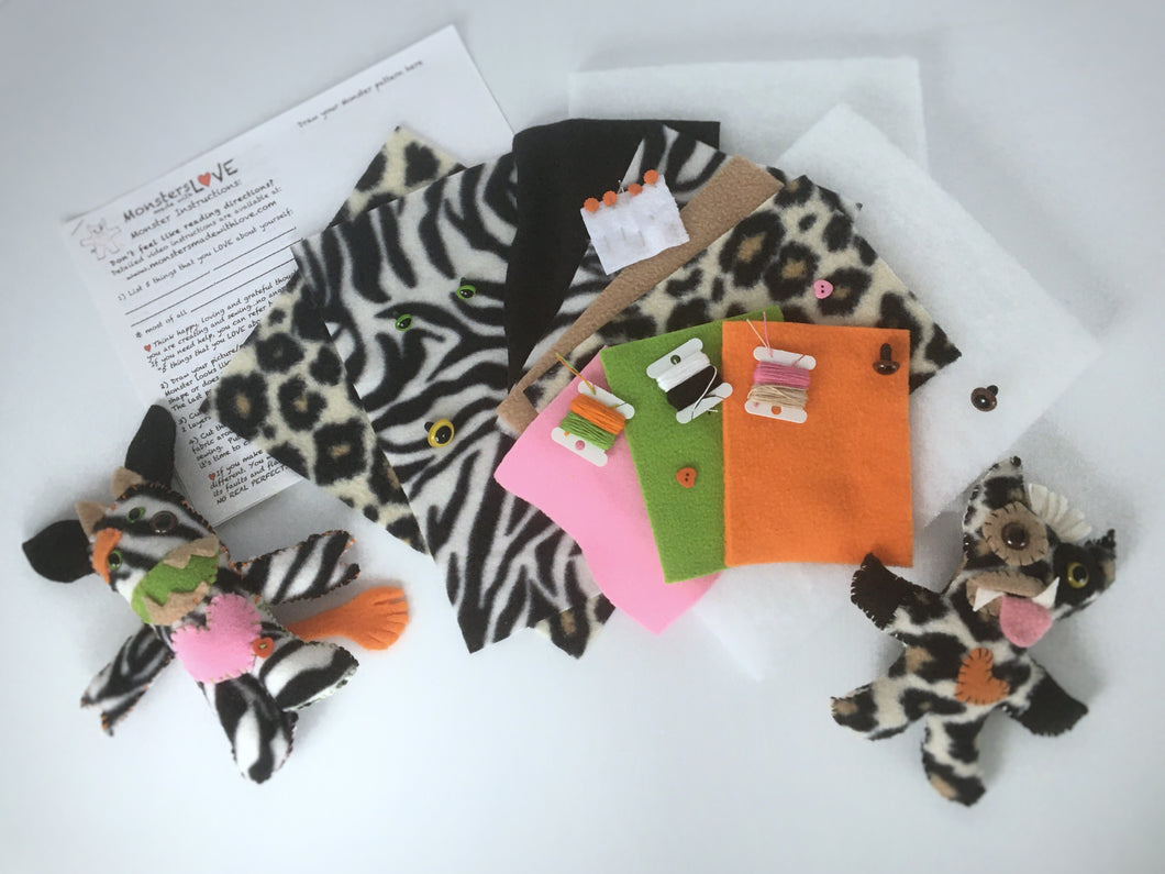 Create Your Own Monster Kit & a Spare to Share Monster Kit - Customizable