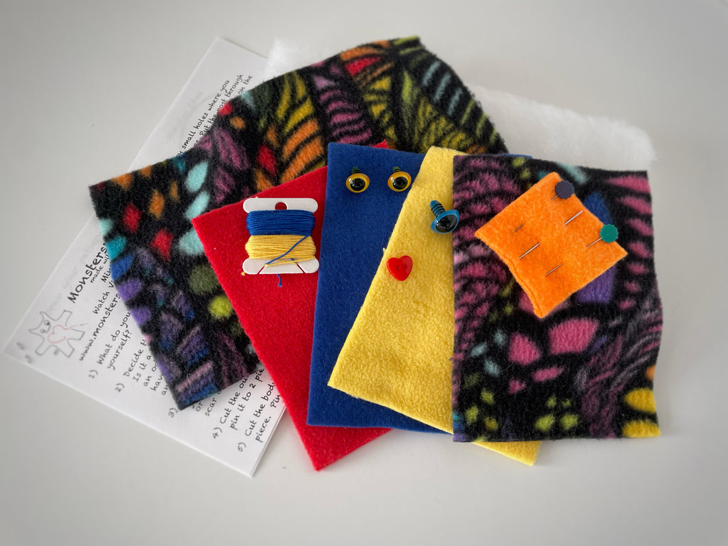 Create Your Own Mini Monster Kit - Zentangle Primary