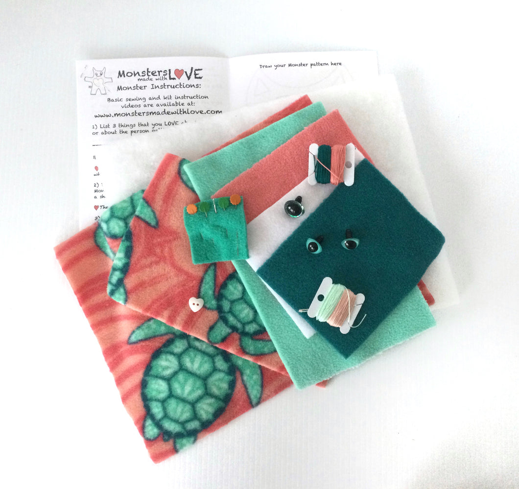 It's Sew Easy To Create a Monster Kit - Turtle Cove