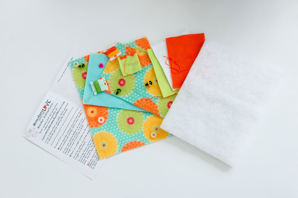 It's Sew Easy to Create Your Own Monster Kit - Citrus Flowers