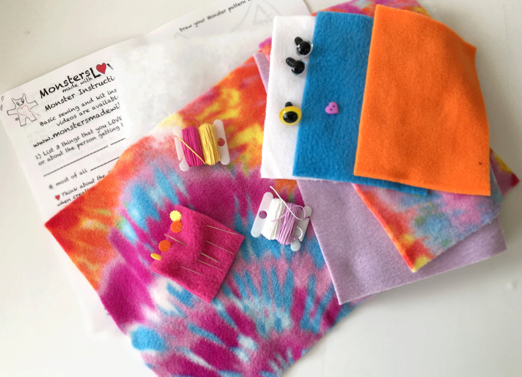 It's Sew Easy to Create Your Own Monster Kit - Pink Trip