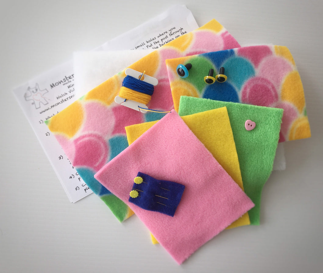 Create Your Own Mini Monster Kit - Pastel Mermaid