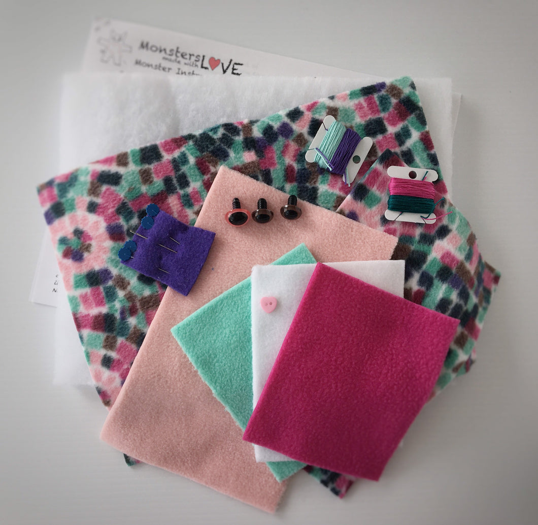 It's Sew Easy to Create Your Own Monster Kit - Moody Mosaic